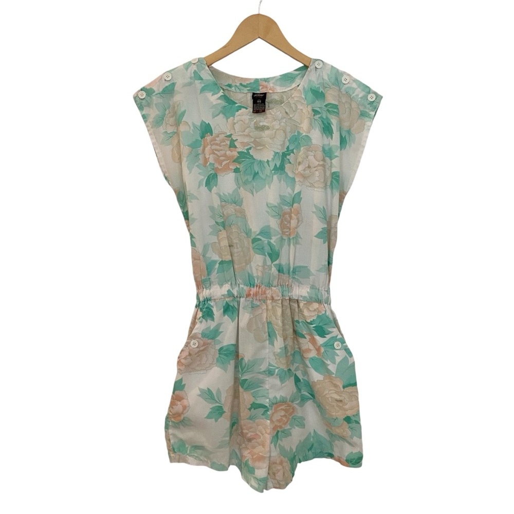 Vintage 90s Floral Romper Shorts